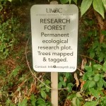 UMBC Research Forest Sign